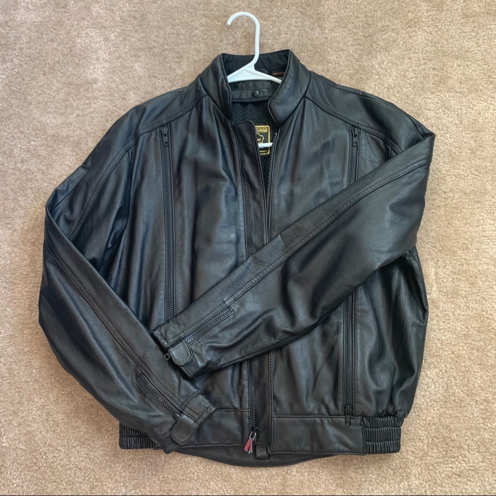 Men’s Hein Gericke leather motorcycle jacket